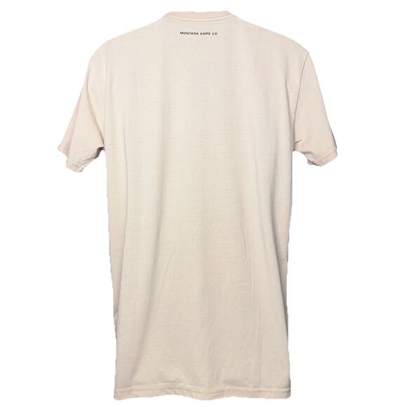 Lot Of 2 NEW Montana Knife Company T-Shirts Mens Medium Bone Black Short Sleeve - Picture 3 of 11